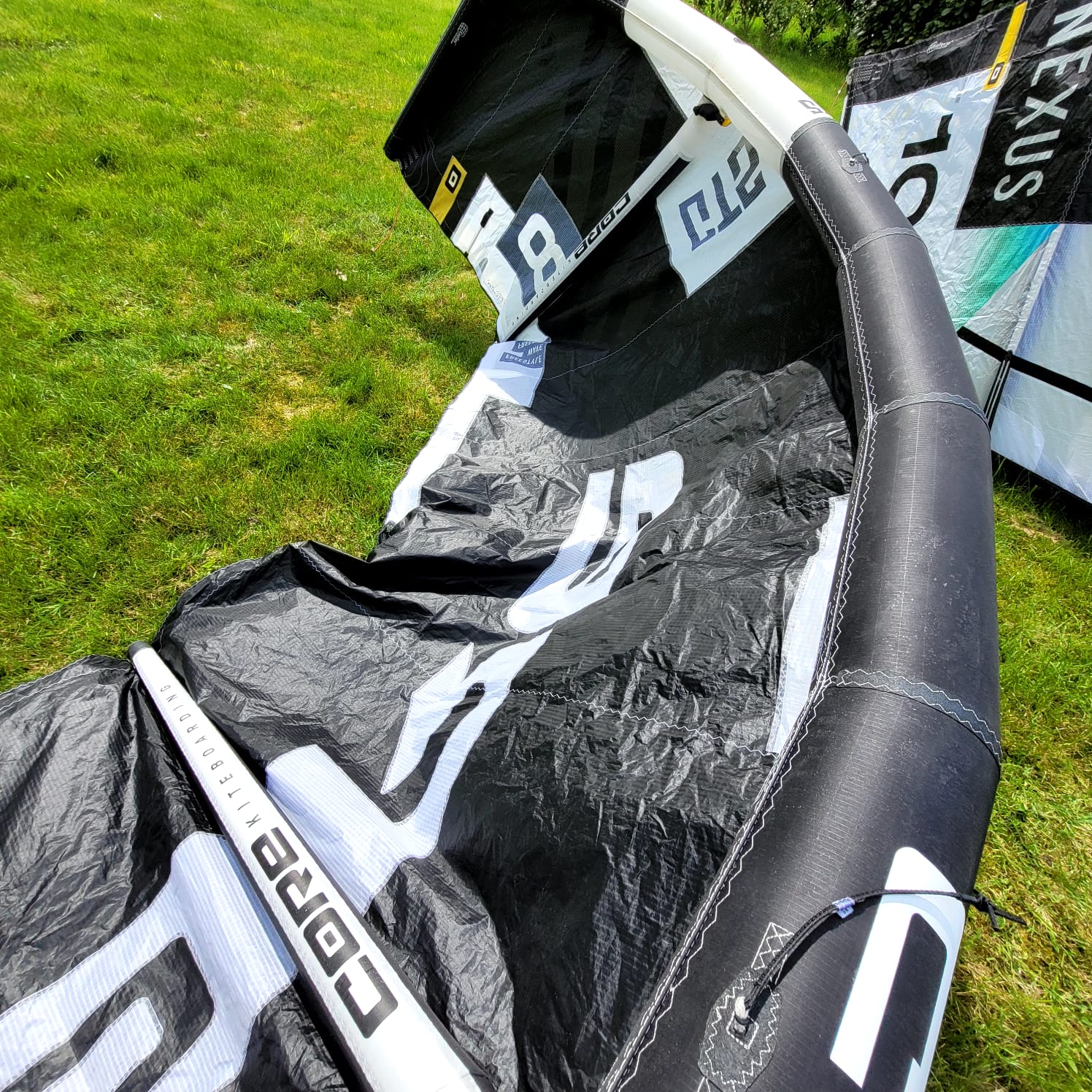 Core 8m GTS6 Kite Only w/bag BLACK USED | 22 - Kites (GRADE A)