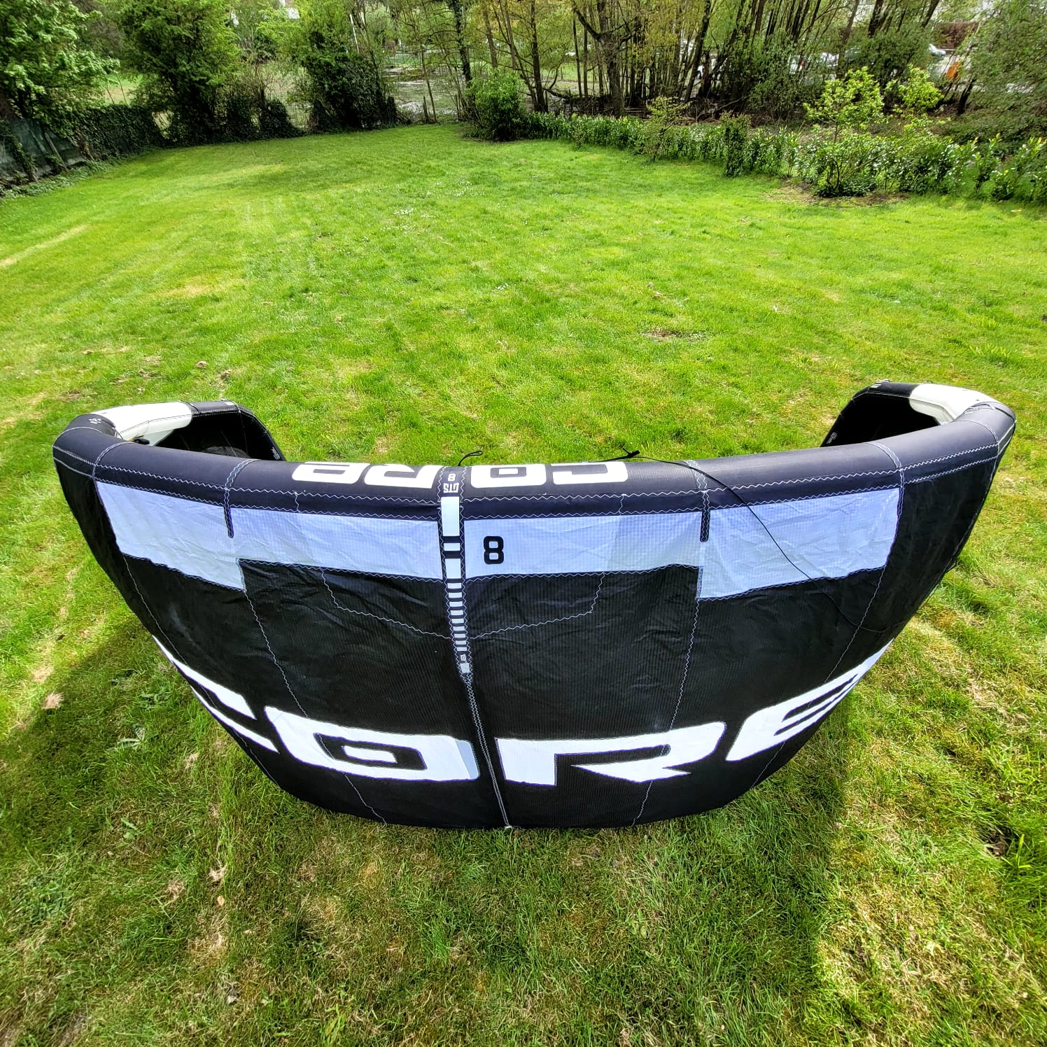 Core 8m GTS6 Kite Only w/bag BLACK USED | 22 - Kites (GRADE A)