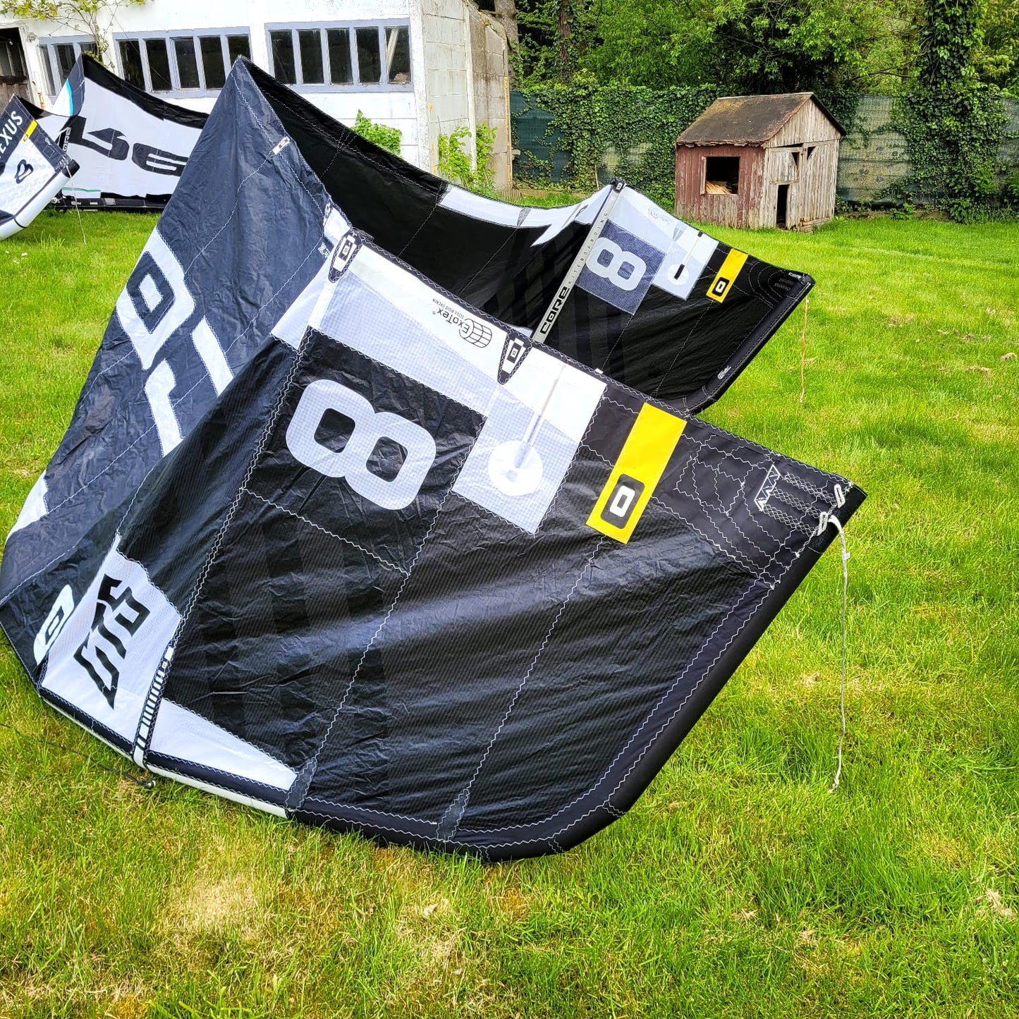 Core 8m GTS6 Kite Only w/bag BLACK USED | 22 - Kites (GRADE A)