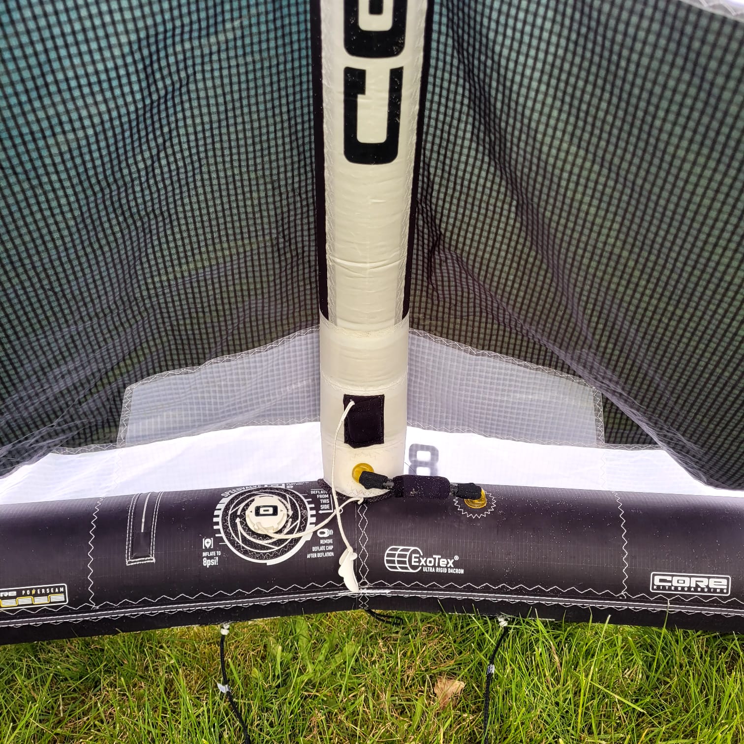 Core 8m GTS6 Kite Only w/bag BLACK USED | 22 - Kites (GRADE A)