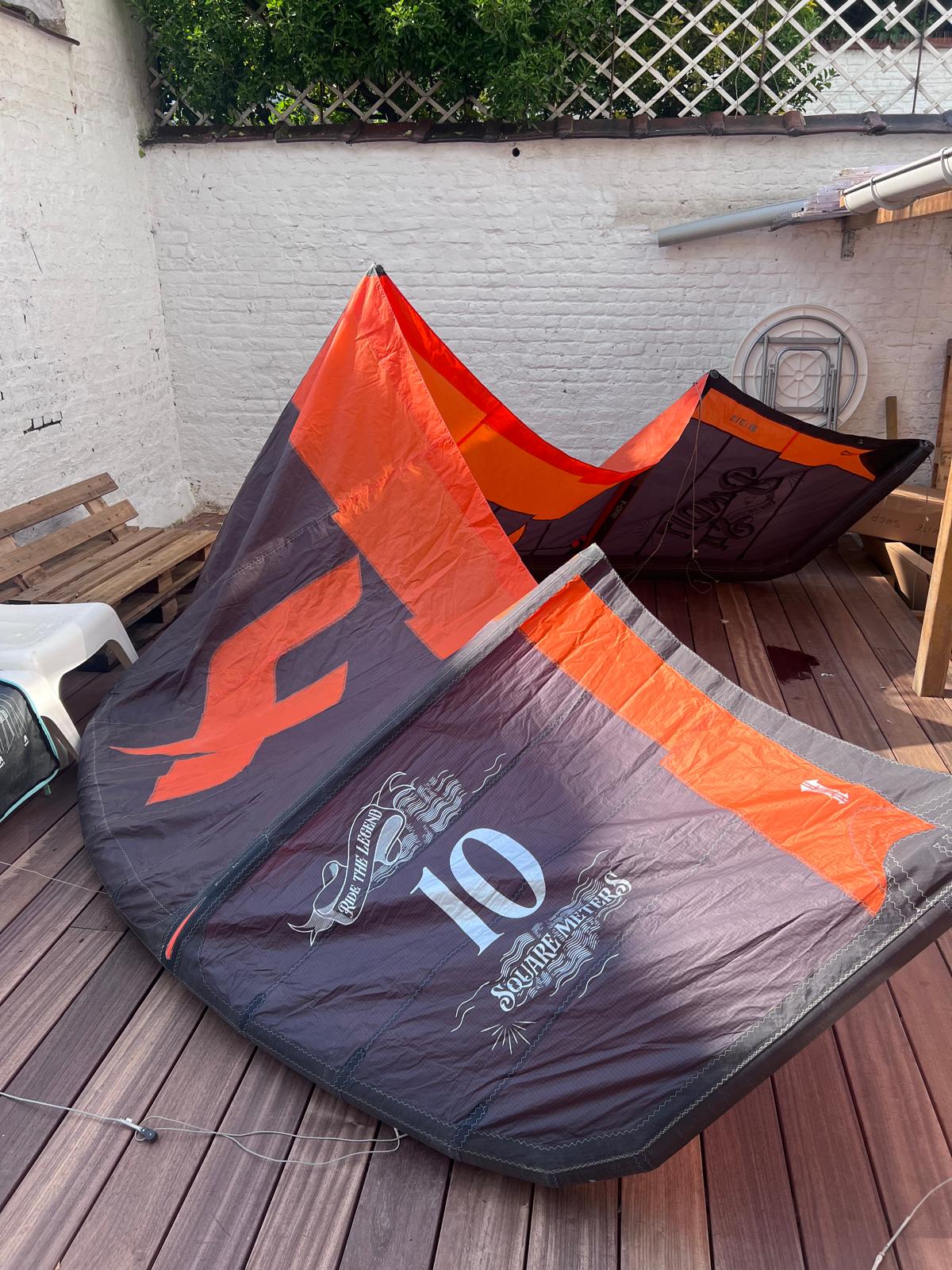 F-One 7m+10m BANDIT S4 Kites w/bar USED - Kites (GRADE B)