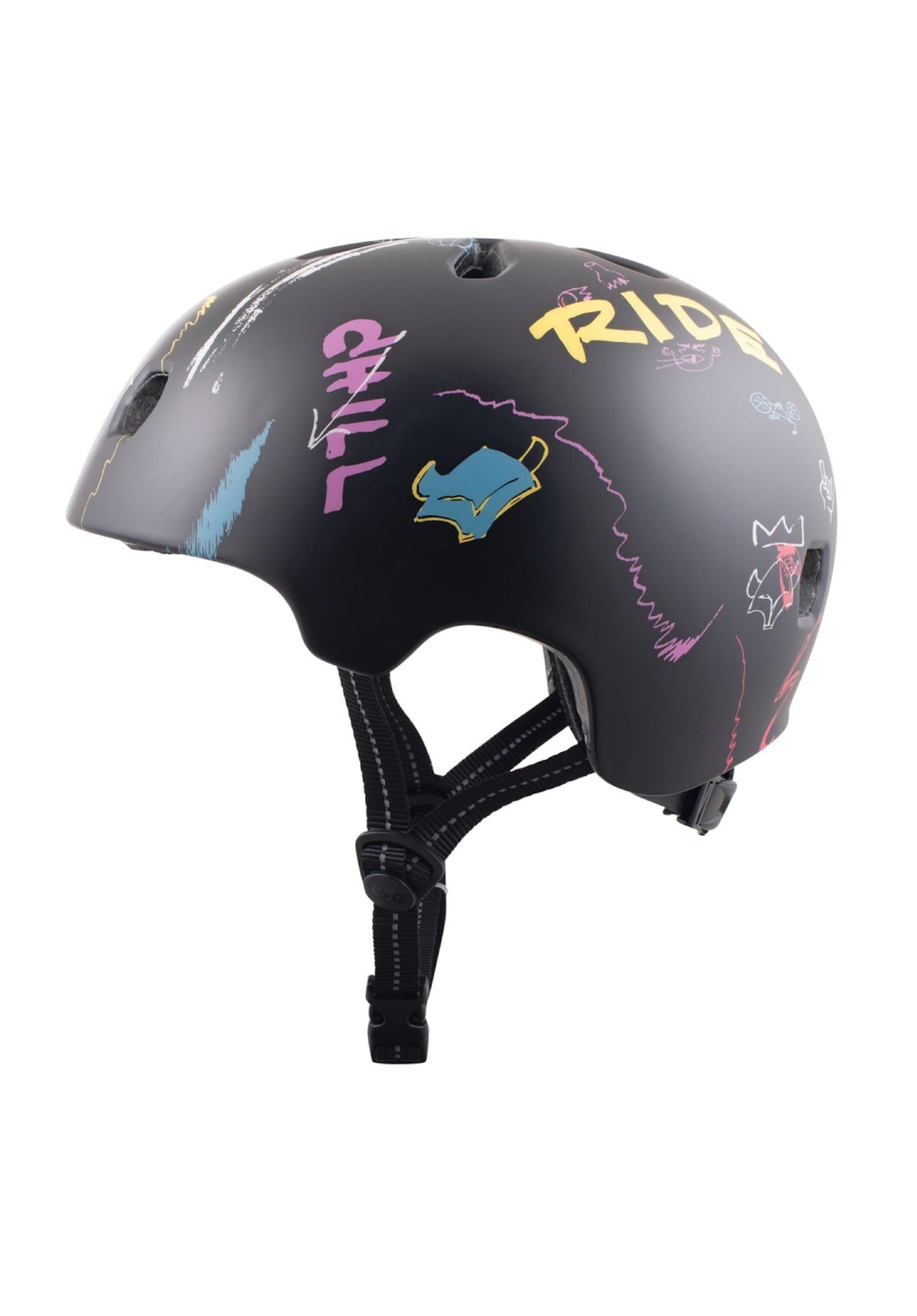 TSG Meta Graphic Design - Black Drip In