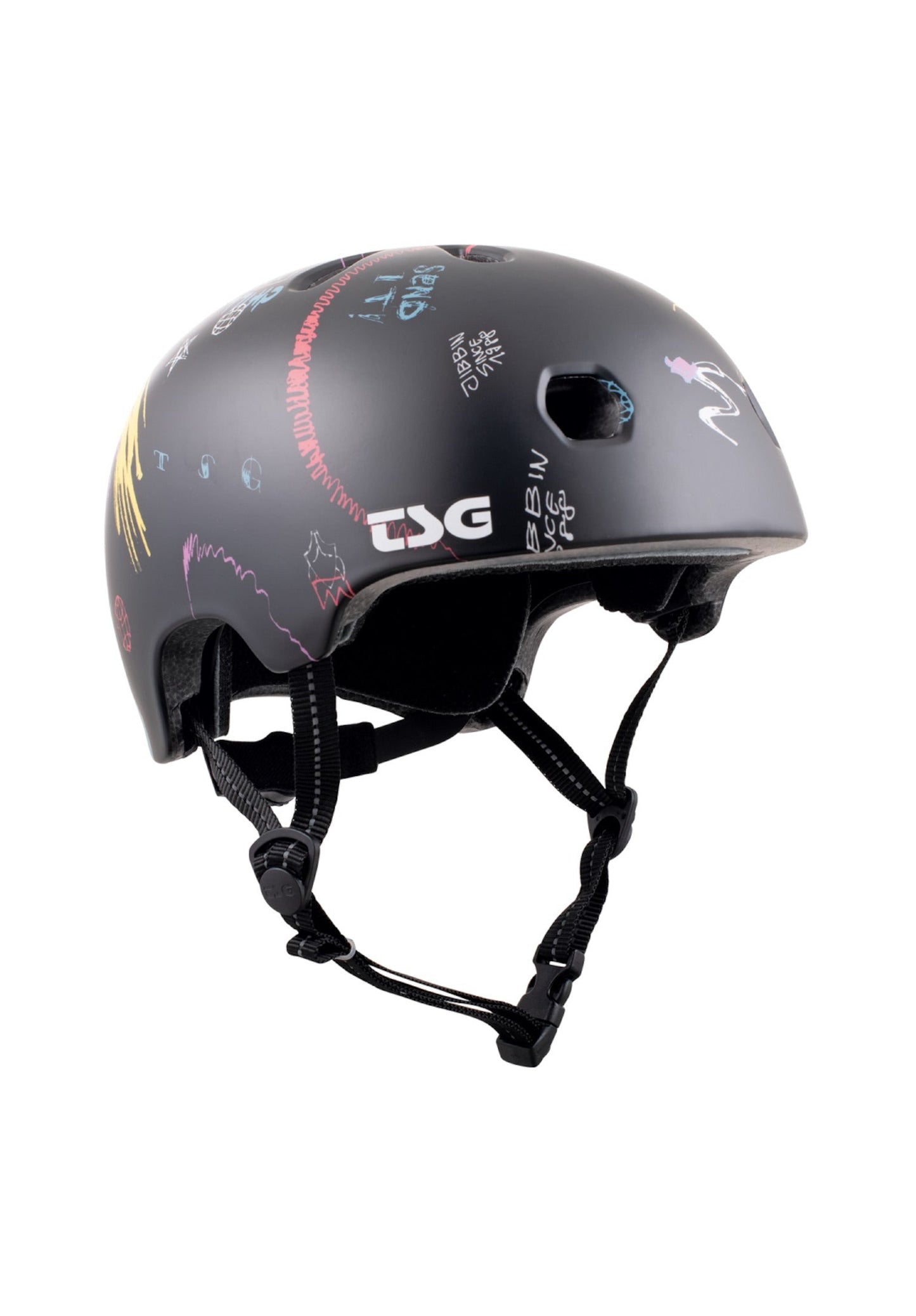 TSG Meta Graphic Design - Black Drip In