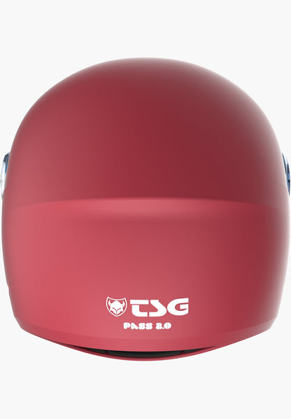 TSG Pass Pro 2.0 Solid Color - Satin Gentle Red