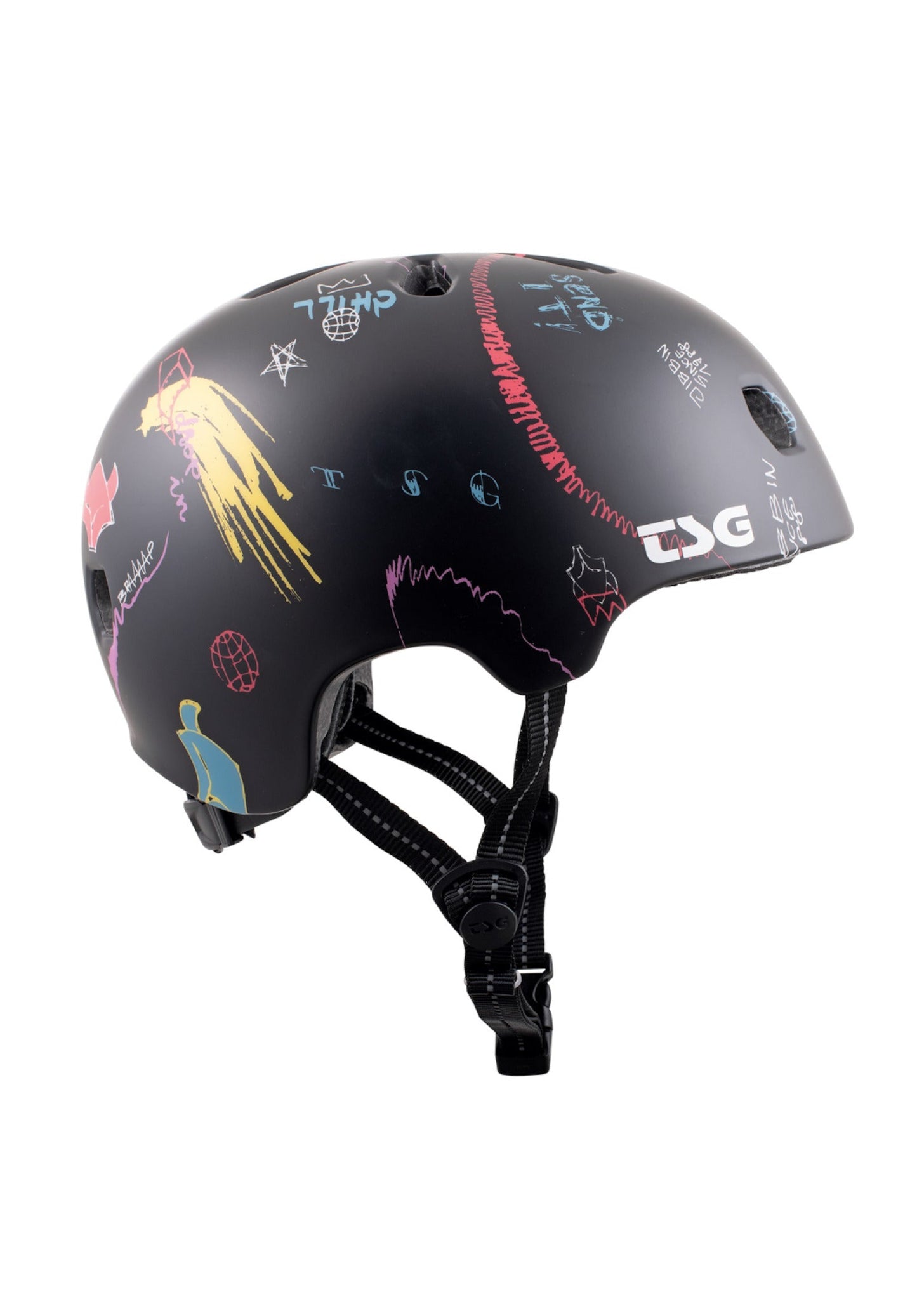 TSG Meta Graphic Design - Black Drip In