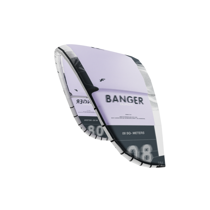 F-One Banger QuadX Kite - Lilac