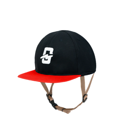 BangProof Cap Helmet - Black / Red - Cap Helmets