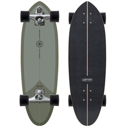 Carver CI Mid Sage 33" Surf Skate Complete