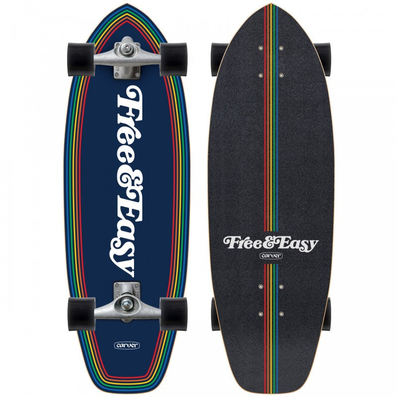 Carver Free & Easy Prism 31" Surf Skate Complete - Surfskate Completes