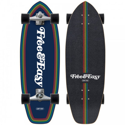 Carver Free & Easy Prism 31" Surf Skate Complete - Surfskate Completes