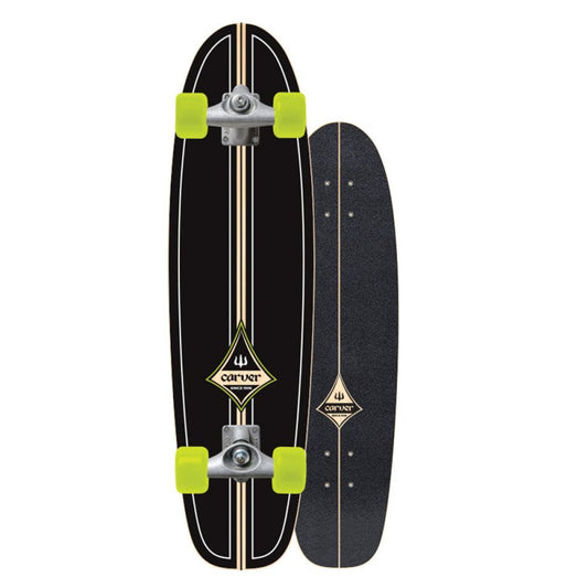Carver Surfrider 29" Surf Skate Complete - Black