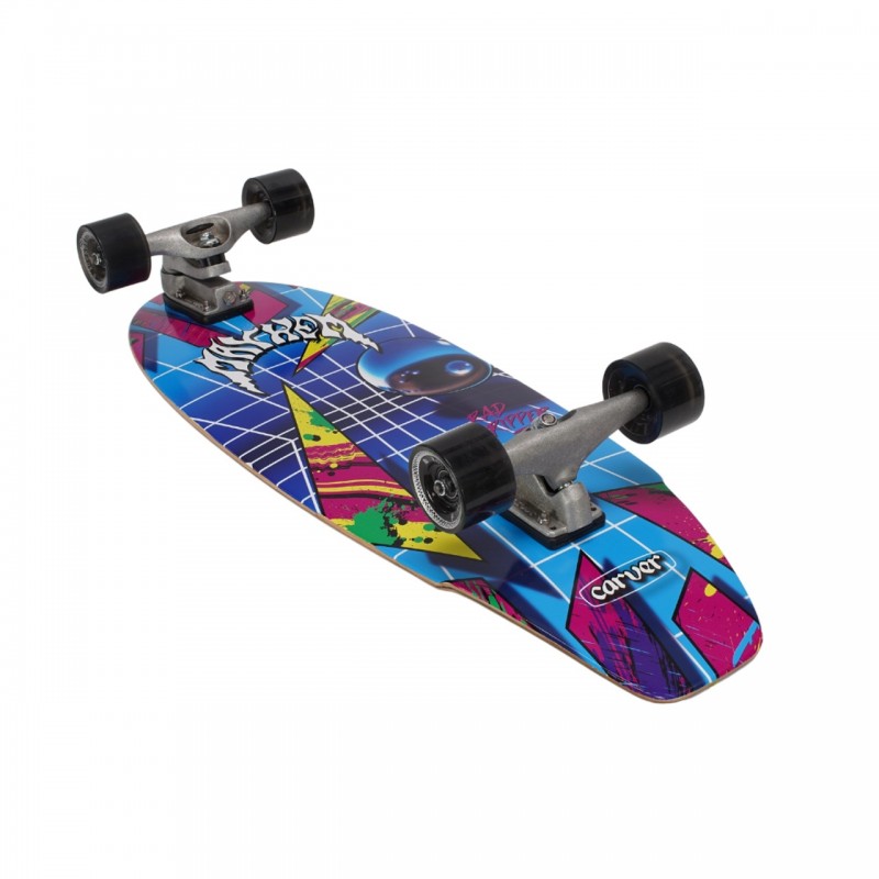 Carver x Lost Rad Ripper Neon 31" Surf Skate Complete - Surfskate Completes