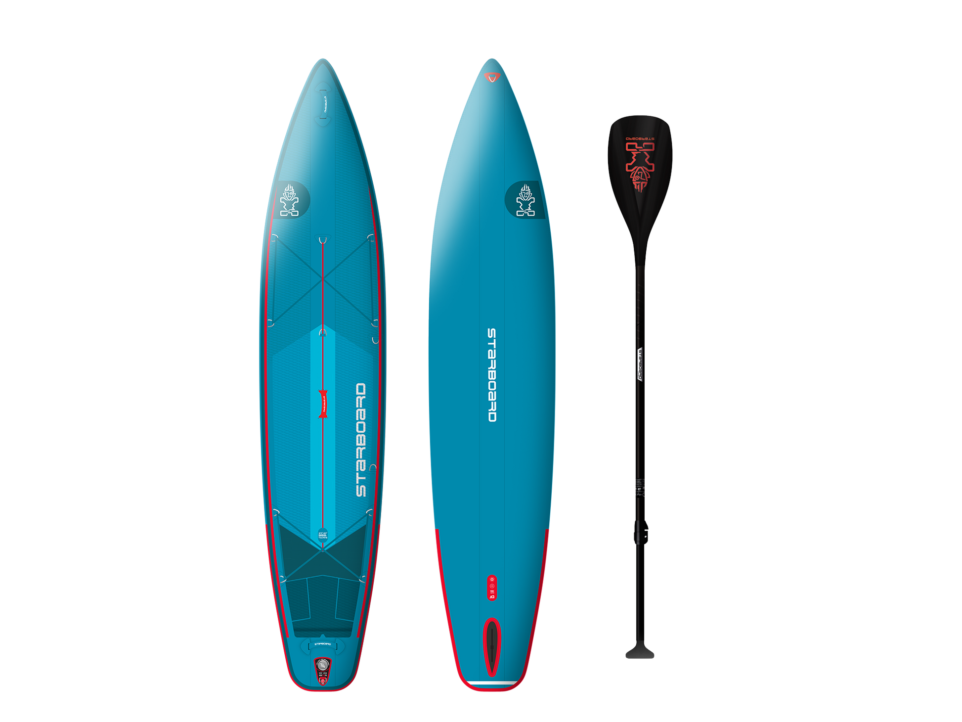 Starboard SUP 24/25 INFL. TOURING DELUxE LITE WITH PADDLE - Inflatable SUPs
