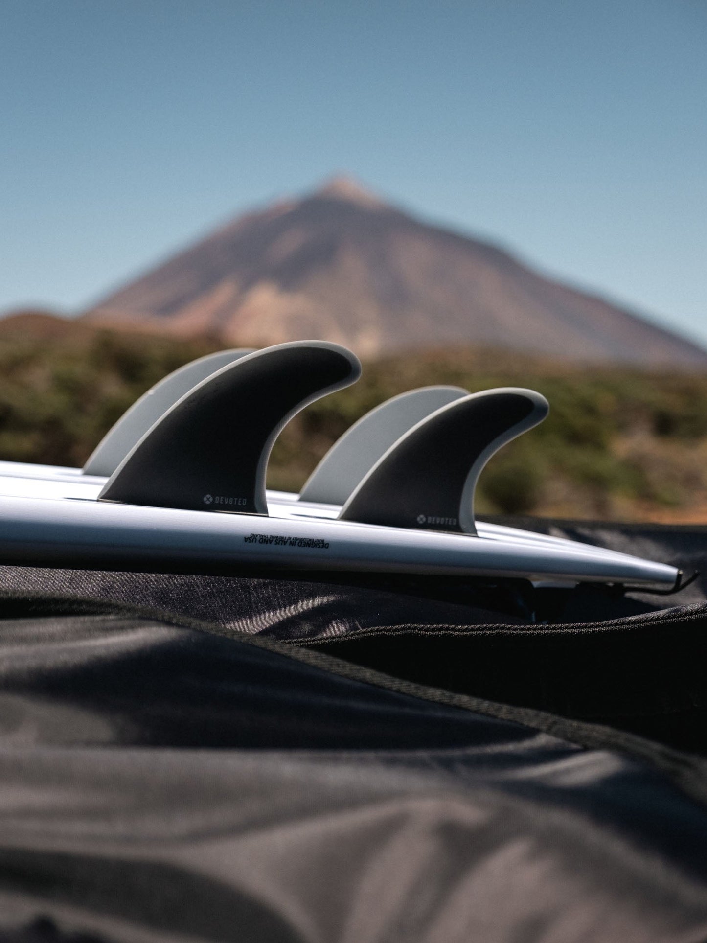 Devoted Csf Dual Tab Quad Fibreglass Fin Set - FCS/Thruster