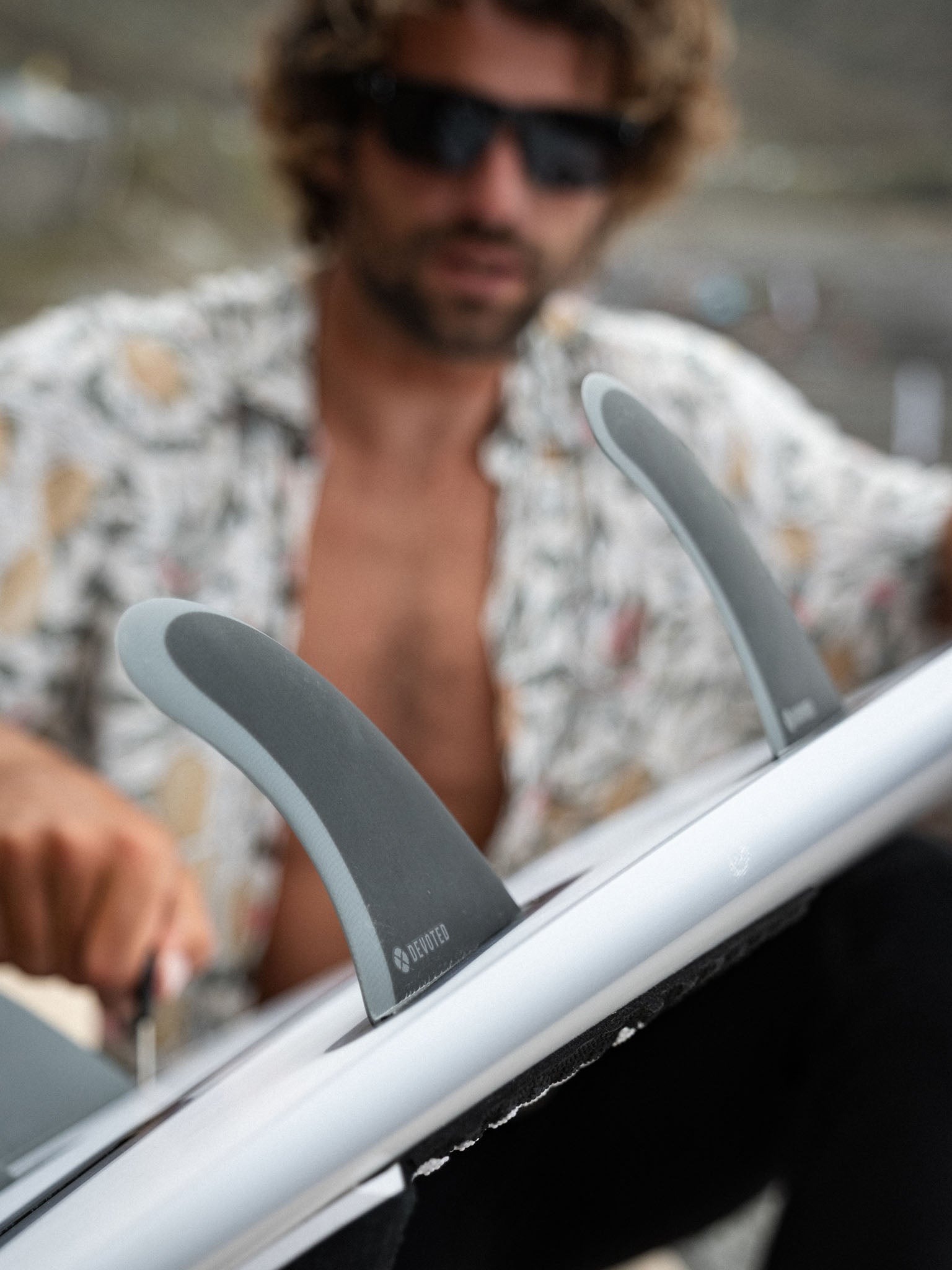 Devoted Csf Single Tab Quad Fibreglass Fin Set - Futures/Quad
