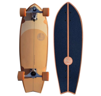 Slide Surf Skateboards Fish 3/4 Patch - Surfskates