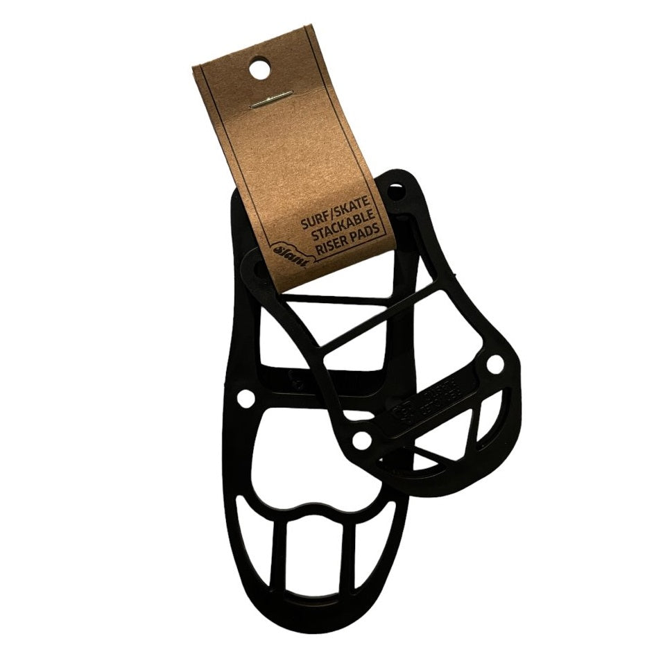 Globe Slant SS Stackable Riser Pads 11025005 - Black (set of 2) - Riser Pads