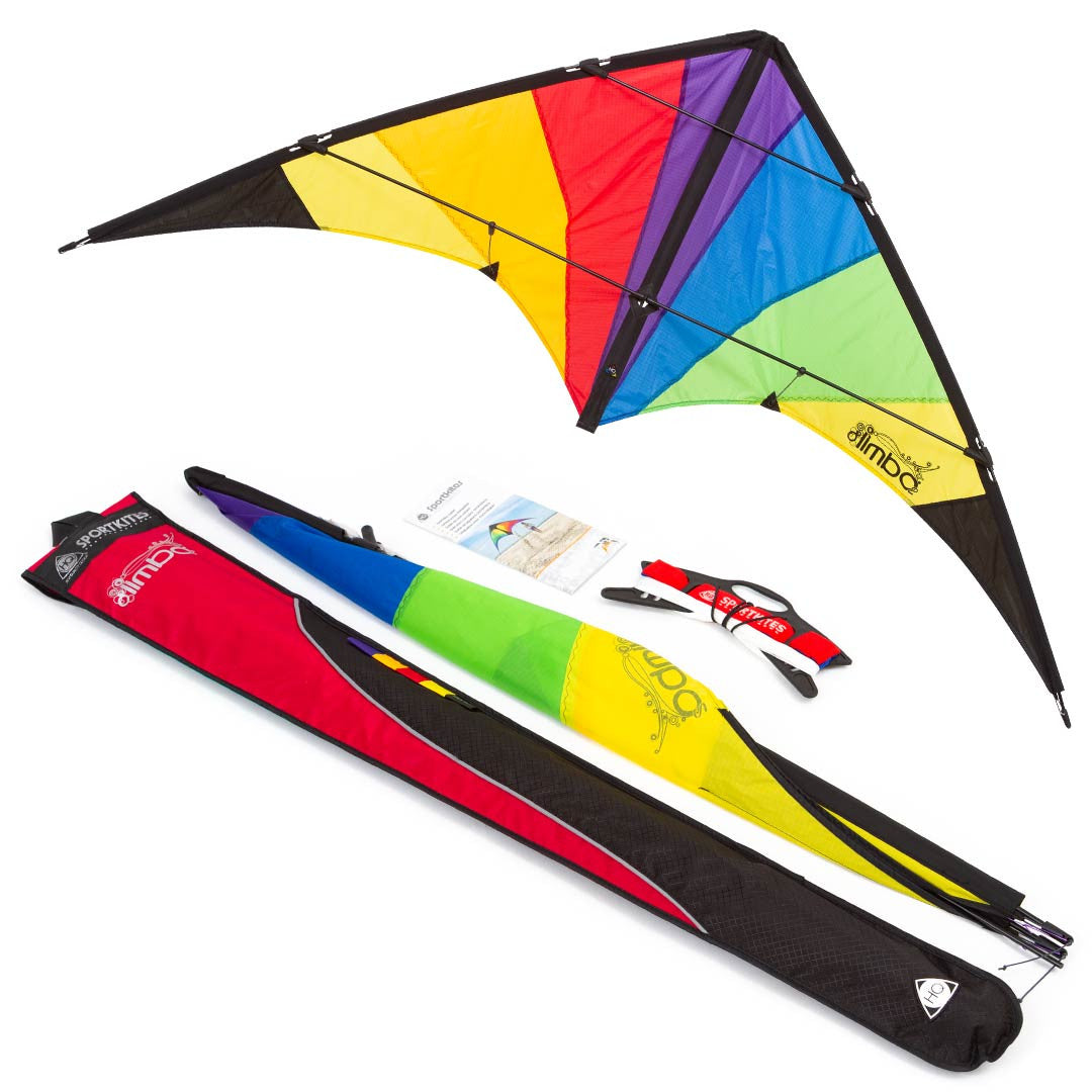 HQ-kites HQ Limbo R2F Rainbow - Acrobatic