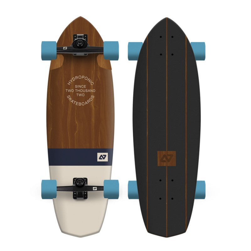 Hydroponic DIAMOND 01- Vintage Brown 32"x9,9" surf skate - Surfskates
