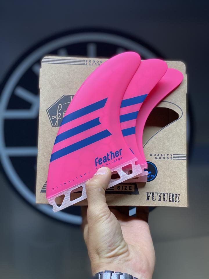 Feather Fins Ultralight Single Tab Hc Small (55-70Kg) - Futures/Thruster