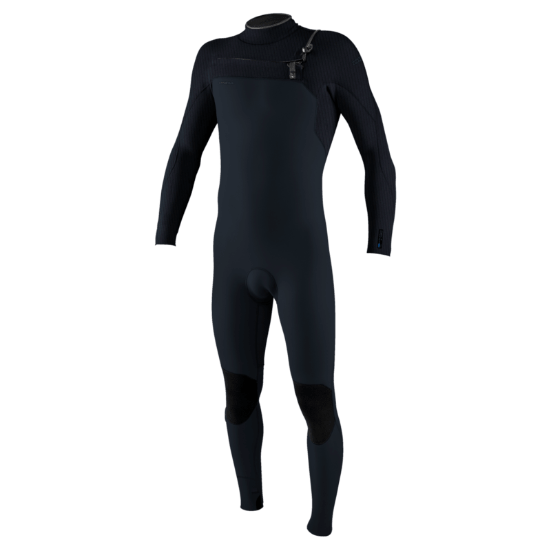 O'Neill Hyperfreak Wind 4/3+ Chest Zip Full - Carbon/Darkslate