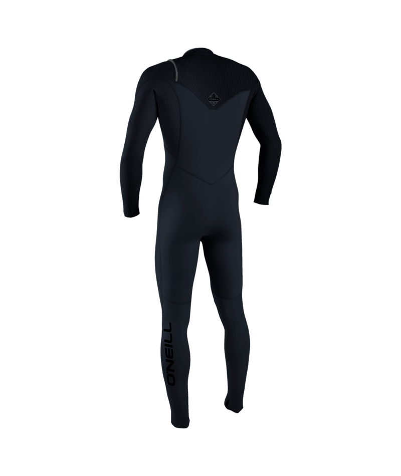 O'Neill Hyperfreak Wind 4/3+ Chest Zip Full - Carbon/Darkslate