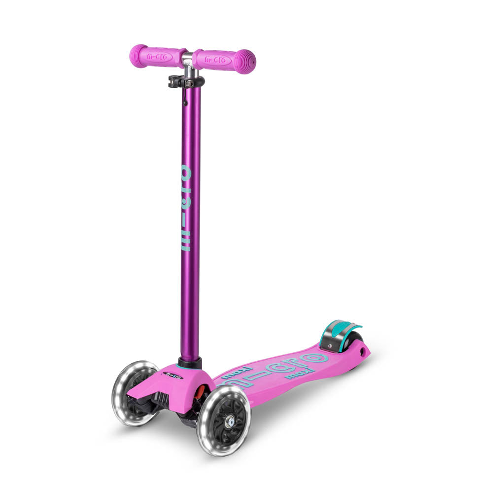 Micro MAXI Deluxe LED - 3 Wheel Steps