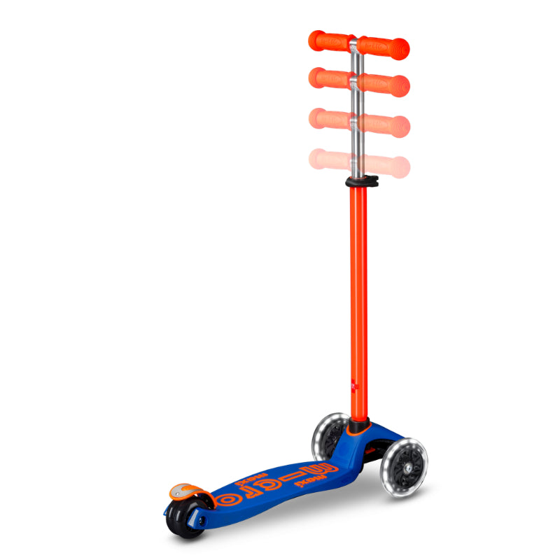Micro MAXI Deluxe LED Neon - 3 Wheel Steps