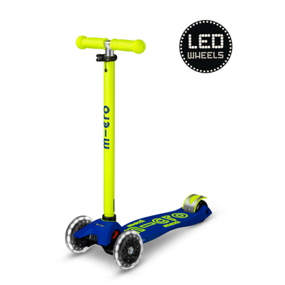 Micro MAXI Deluxe LED Neon - 3 Wheel Steps