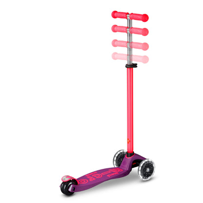 Micro MAXI Deluxe LED Neon - 3 Wheel Steps
