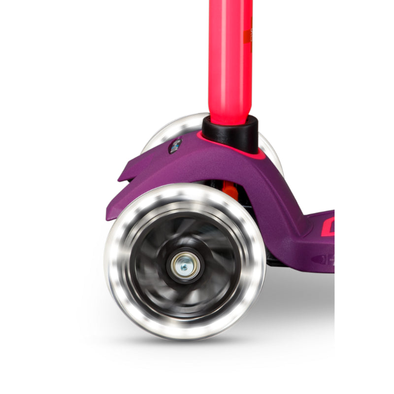 Micro MAXI Deluxe LED Neon - 3 Wheel Steps