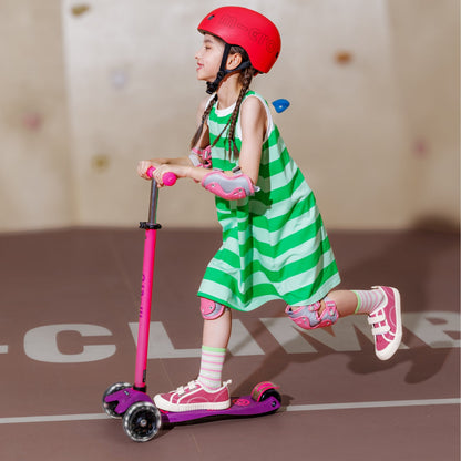 Micro MAXI Deluxe LED Neon - 3 Wheel Steps