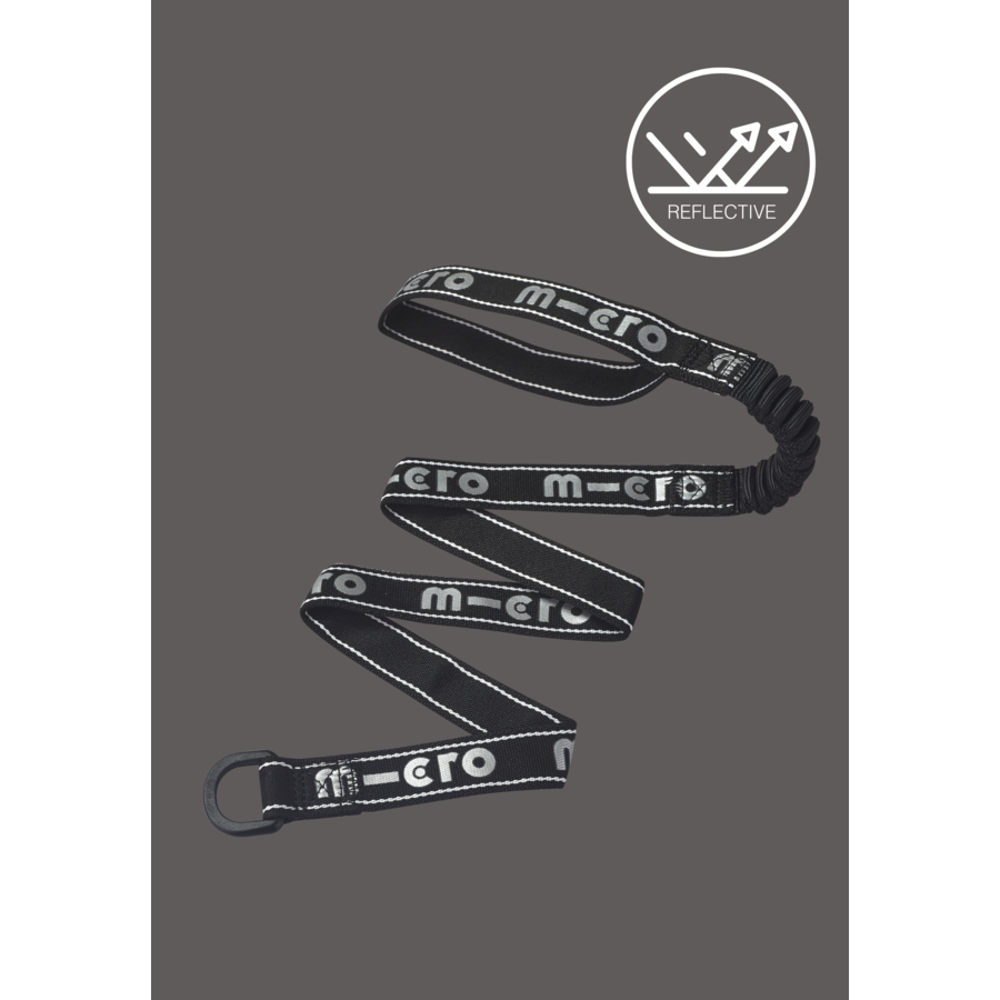 Micro Pull and Carry elastic Aqua reflective strap - Carry Straps