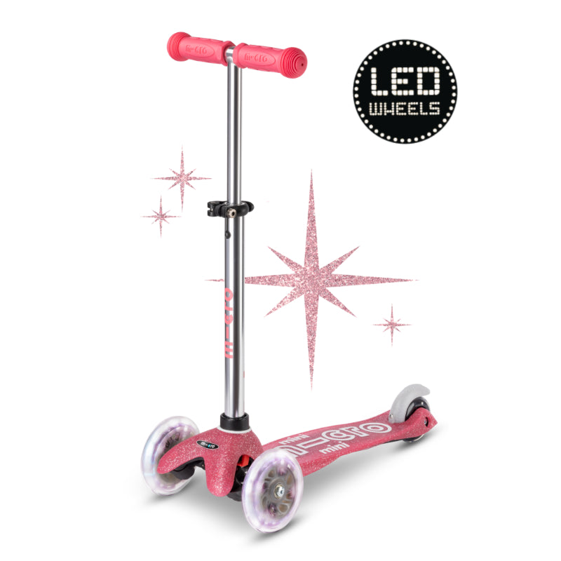 Micro MINI Deluxe Glitter LED - 3 Wheel Steps