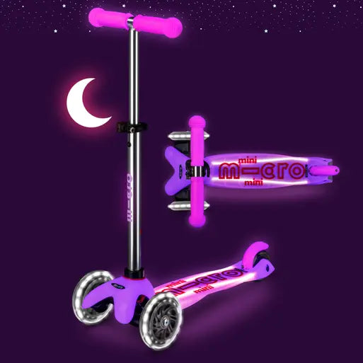 Micro MINI Deluxe Glow LED - 3 Wheel Steps