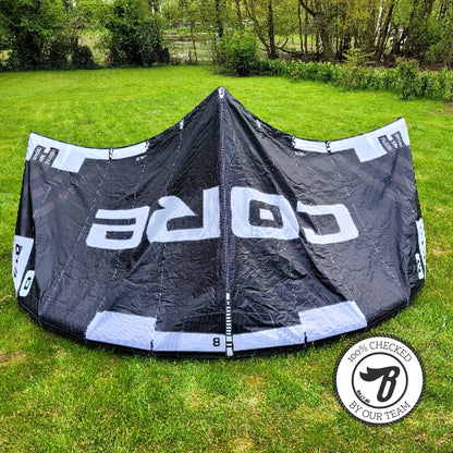 Core 8m GTS6 Kite Only w/bag BLACK USED | 22 - Kites (GRADE A)