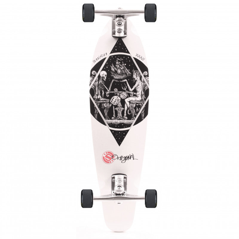 Original Derringer Flying Dutchman White 33" Surfskate Complete - Surfskate Completes