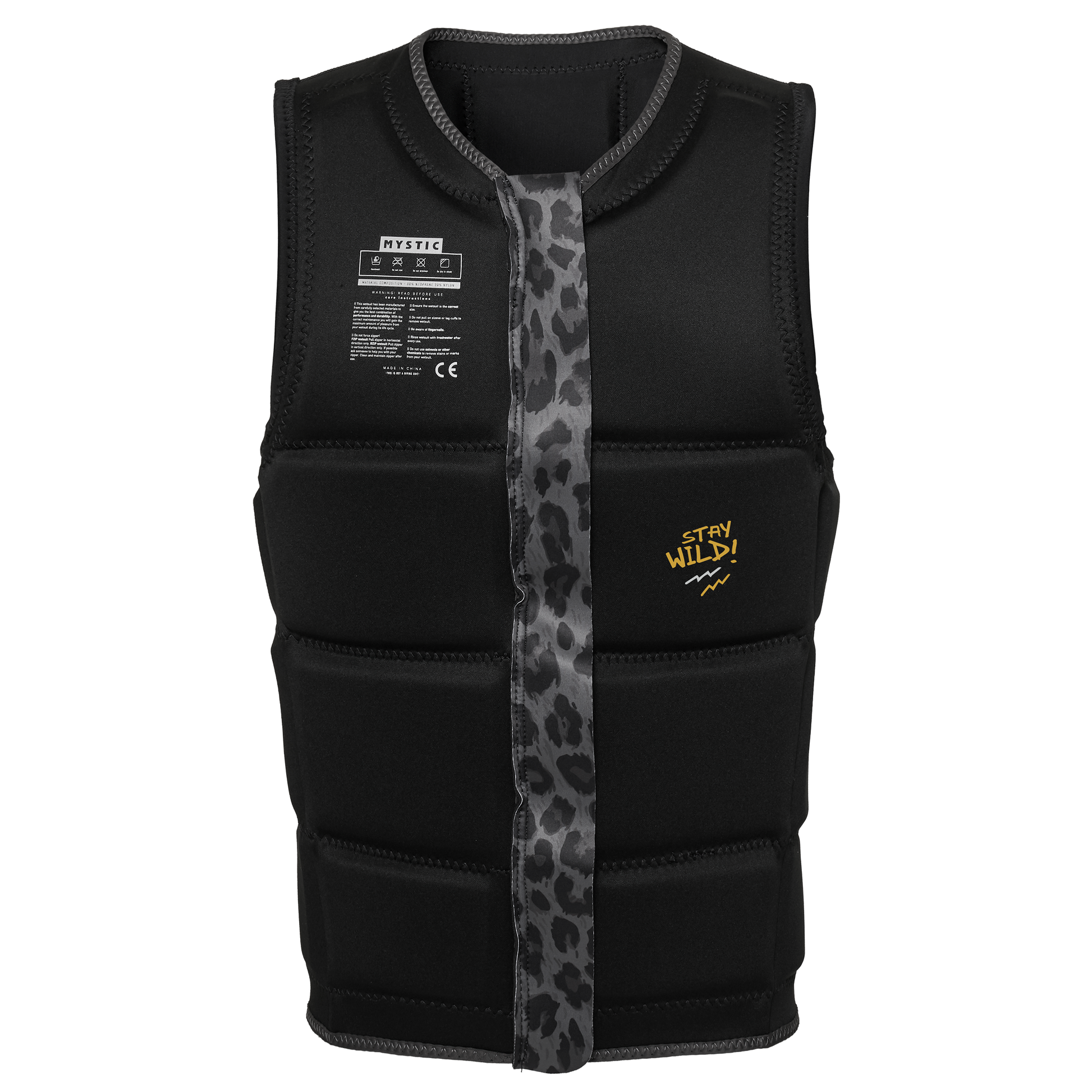 Mystic Zuupack Impact Vest Fzip Wake - Impact Wake Vests