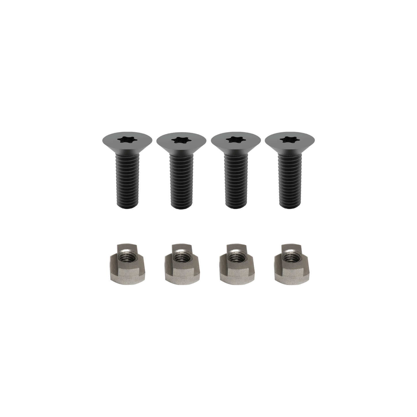 North Dropbox Screw Pack - Foil Bolt & Nuts - 25mm