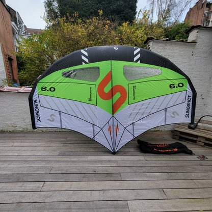 Slingshot 6.0m Slingwing V5 w/Boom - 004 USED - Kite-Wings (GRADE A)