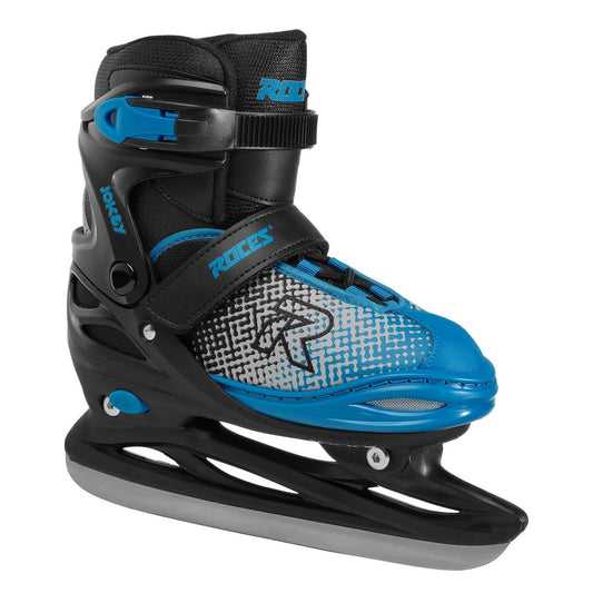 Roces Jokey Ice X Adjustable Ice Skates (Black/Blue)
