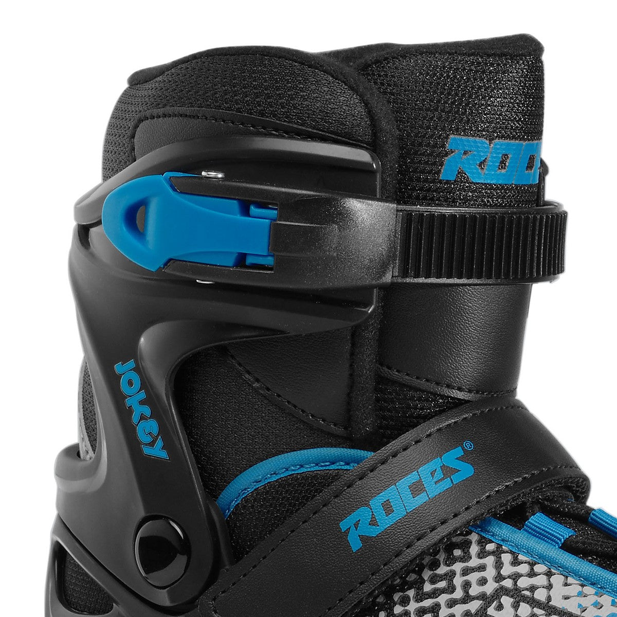 Roces Jokey Ice X Adjustable Ice Skates (Black/Blue)