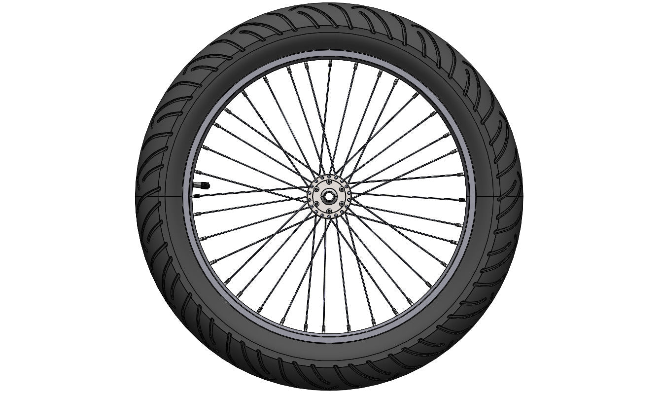 Ritmic Front Wheel with Tyre for Yuvy 3