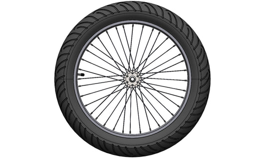 Ritmic Front Wheel with Tyre for Yuvy 3