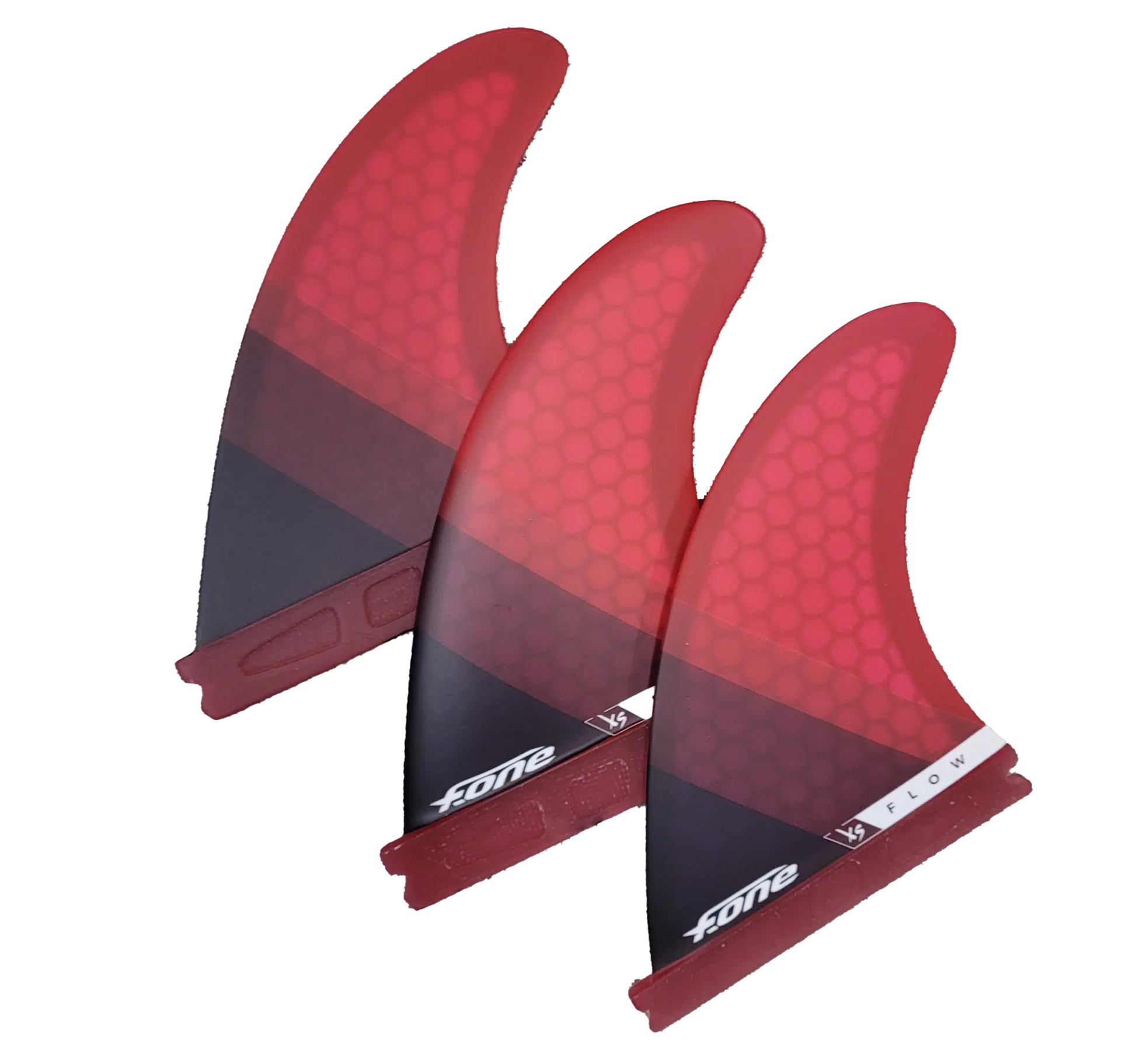 F-One FLOW XS - Raspberry Thruster set - FCS II/Thruster
