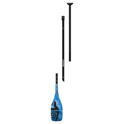 Starboard SUP Paddle LIMA TIKI TECH BLUE M 29MM 3PCS ADJ CARBON S35 | 22 - Paddles