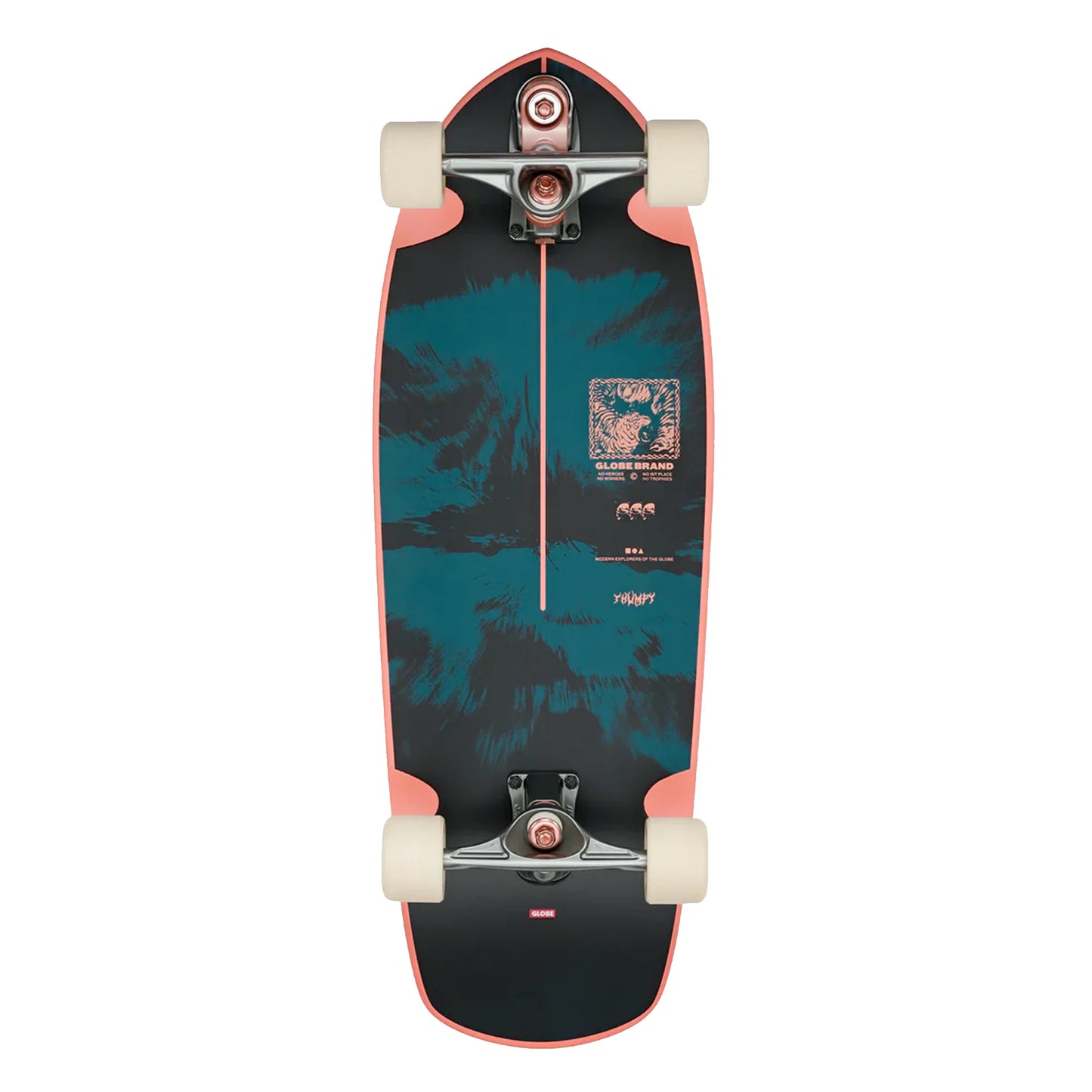 Globe Thumpy 30" Complete Surfskate Skateboard - Storm Cats - Surfskates