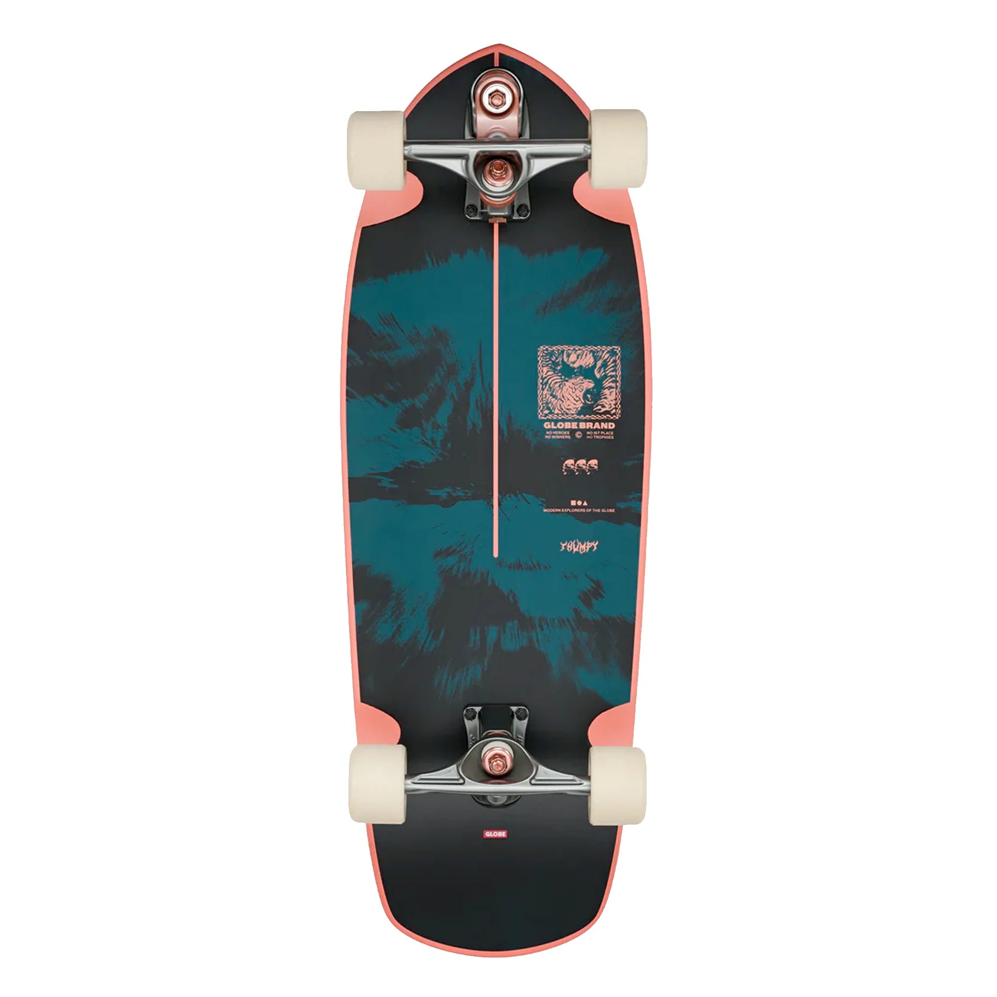 Globe Thumpy 30" Complete Surfskate Skateboard - Storm Cats - Surfskates