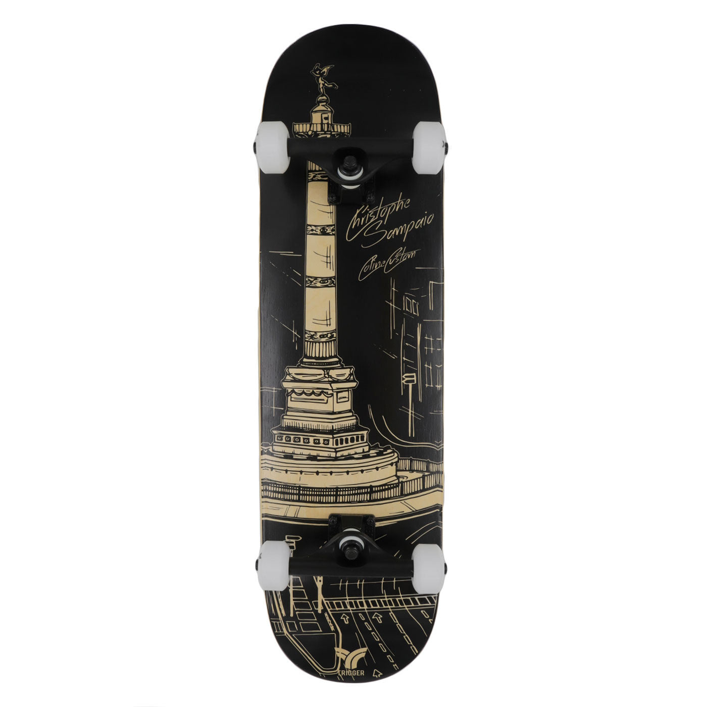 Trigger Christophe Sampaio Bastille 8.25" Complete Skateboard