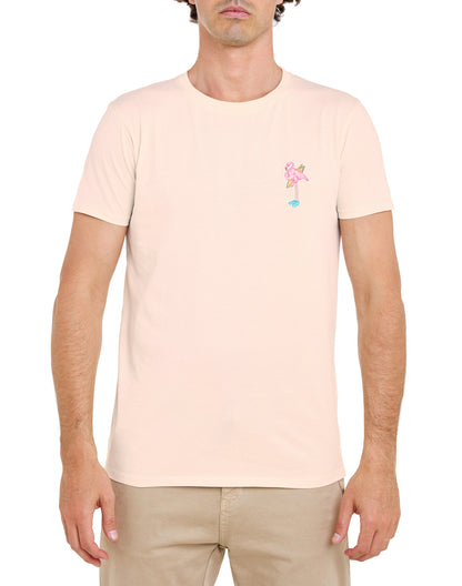 Pullin MEN'S T-SHIRT PATCHFLAMINGOROSE - Tees